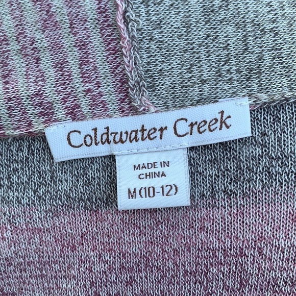 Coldwater Creek ombré striped sweater, size M (10/12) - Picture 3 of 5